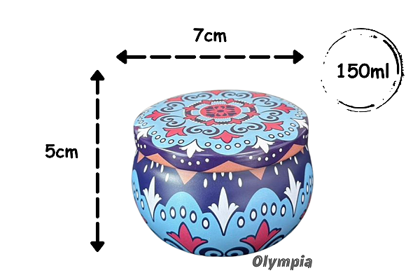 Lata Mandala Índigo 150ml