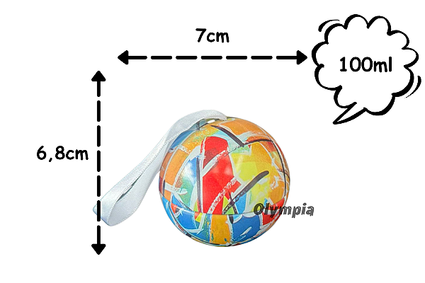 Lata Bolinha Aquarela 100ml