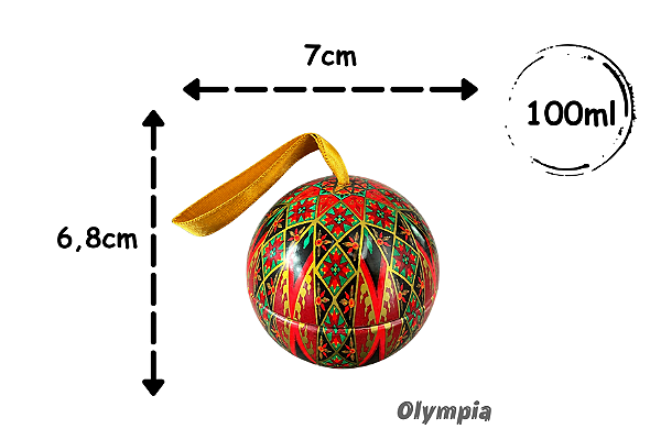 Lata Bolinha Natal Real 100ml