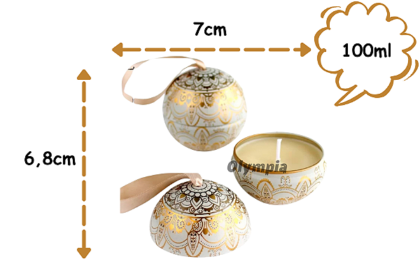 Lata Bolinha Pérola 100ml