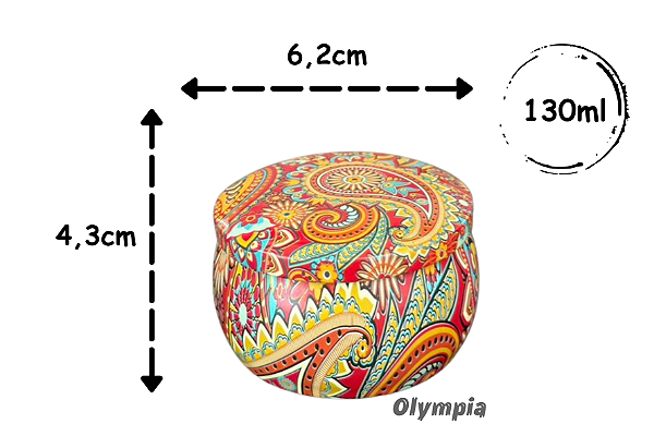 Lata Mosaico Paisley 130ml