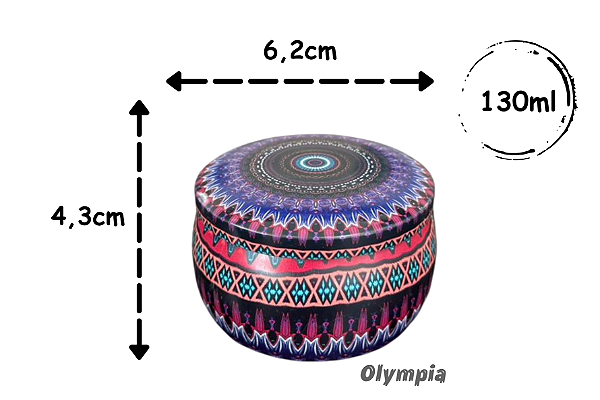 Lata Mandala Opalescência 130ml