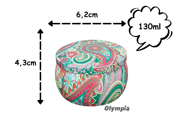 Lata Mosaico Floraviva 130ml