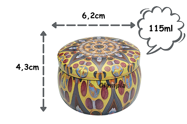 Lata Mandala Sândalo 115ml