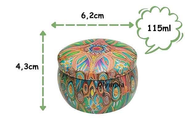 Lata Mandala Milênio 115ml