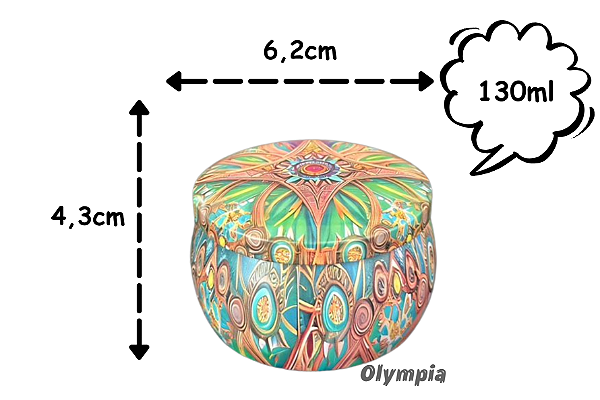 Lata Mandala Milênio 130ml