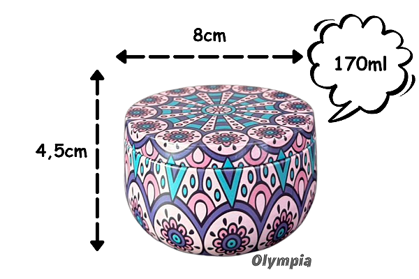 Lata Mandala Púrpures 170ml