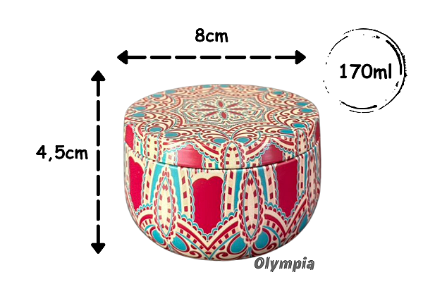 Lata Mandala RubiCéu 170ml