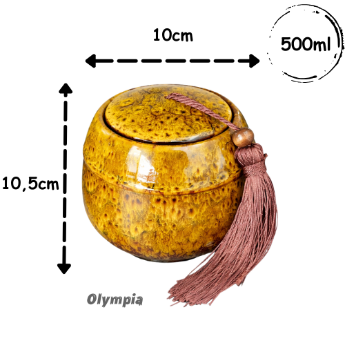 Cerâmica Chinesa Amarelo 500ml