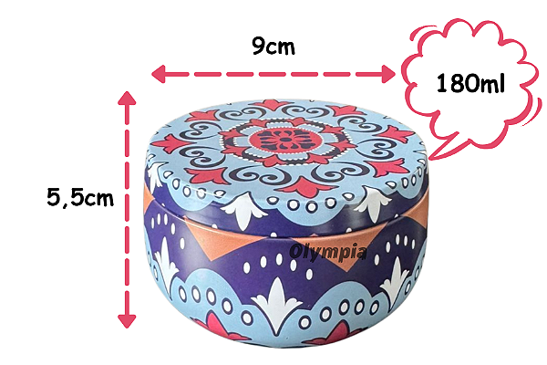 Lata Vintage Índigo 180ml