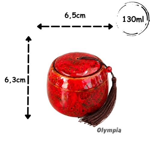 Cerâmica Chinesa Vermelho 130ml
