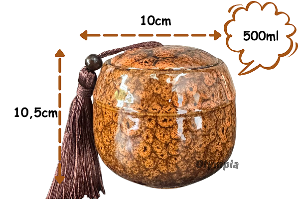 Cerâmica Chinesa Laranja 500ml