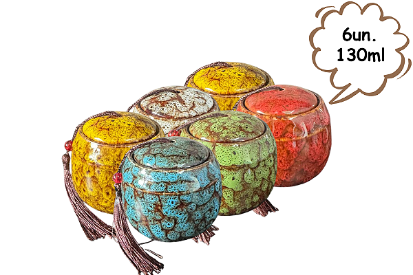 6un Cerâmica Chinesa 130ml