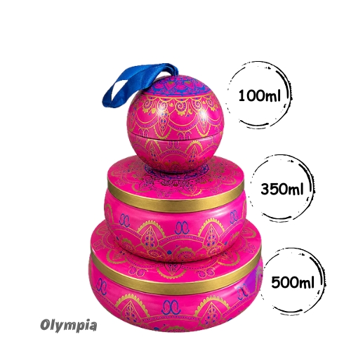 Kit 3 Pçs Lata Agata Rosa Meister