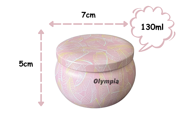 Lata Folhaara Rose 130ml