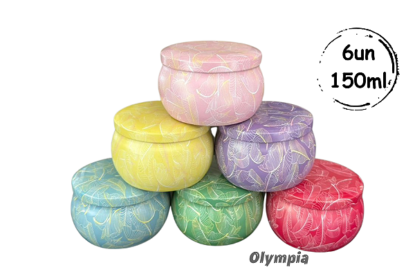 Kit 6 Latas Folhaara variados 150ml