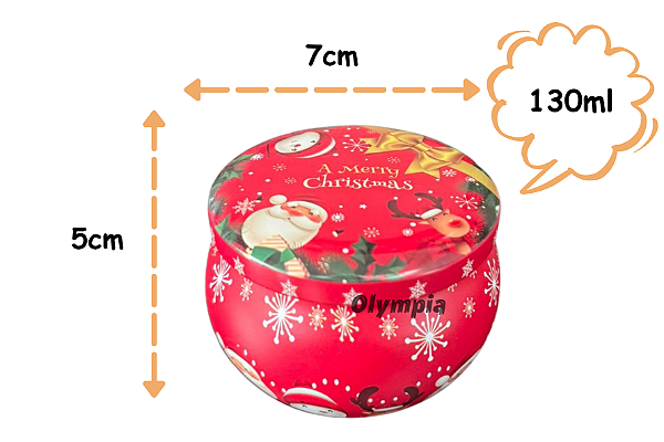 Lata Christmas Red 130ml