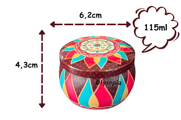 Lata Mandala Soleil 115ml