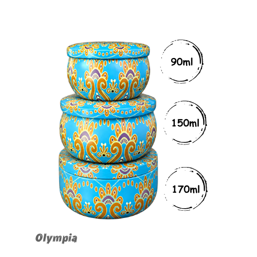 Coleção 3 Latas Celeste