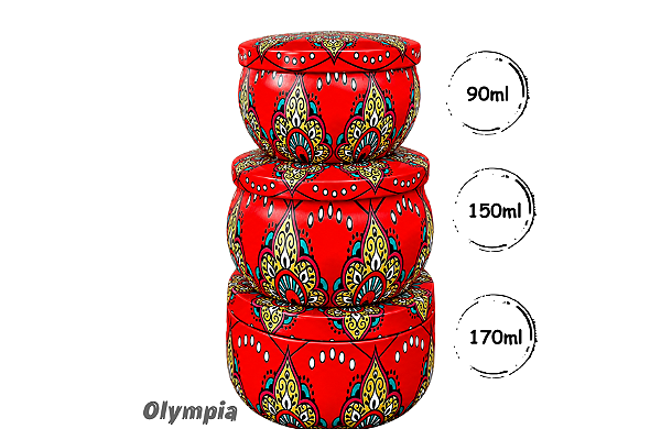 Coleção 3 Latas Amaya