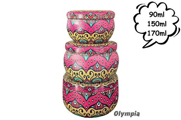 Coleção 3 Latas TerraRosa