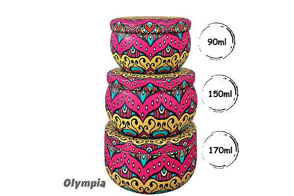 Coleção 3 Latas TerraRosa