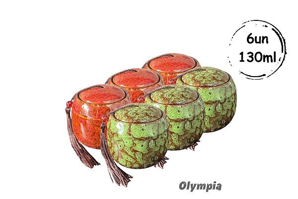 6un Cerâmica Chinesa 130ml