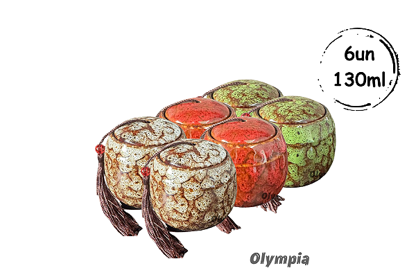 6un Cerâmica Chinesa 130ml