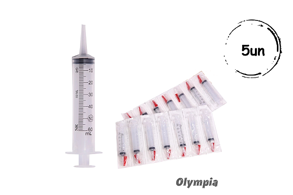 Seringa 60ml Bico Cateter
