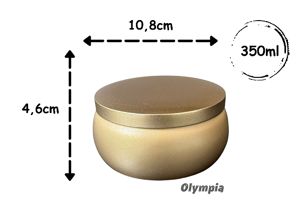 Lata Premium Ouro Fosco 350ml