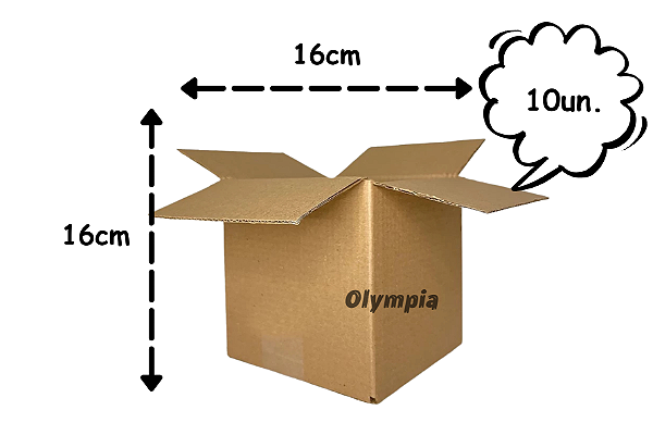 Caixa de Papelão p/ Correios 16x16x16cm