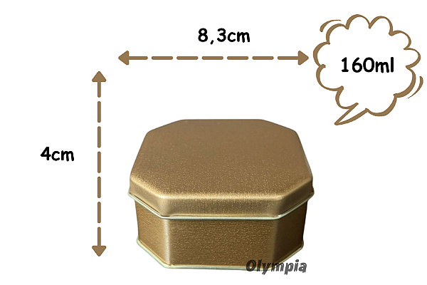 Lata Ouro Fosco 160ml