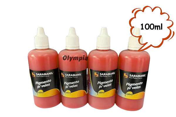 Pigmento Líquido Laranja para velas 100ml