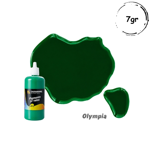 Pigmento Líquido Verde para velas 100ml Saramanil