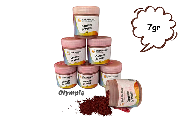 Corante em pó Vermelho para velas 7grs