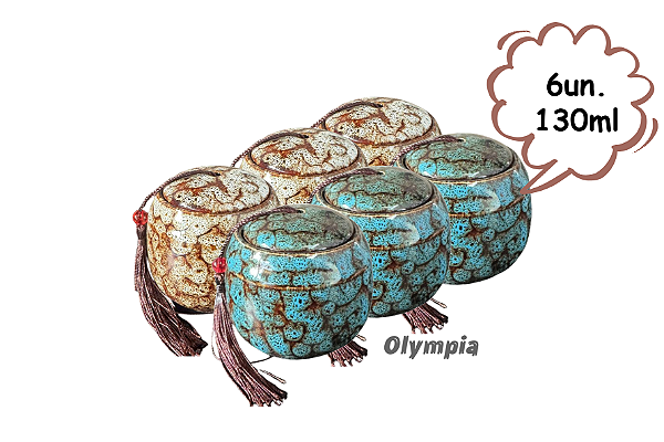 6un Cerâmica Chinesa 130ml