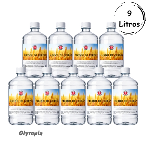9 Litros ÁLCOOL de Cereais