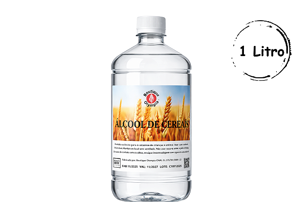 ÁLCOOL de Cereais 1 Litro