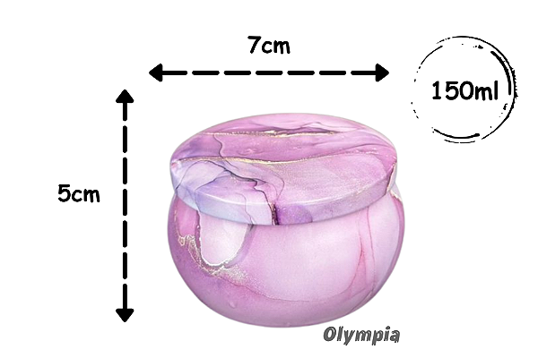 Lata Marmorizada Violeta 150ml