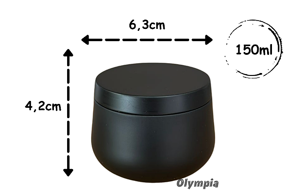 Lata Lisa Black 150ml