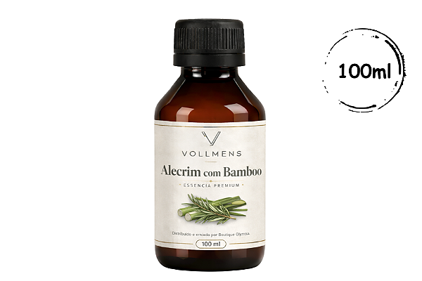 Essência Alecrim c/ Bamboo Vollmens 100ml