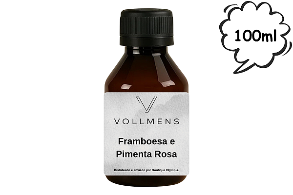 Essência Framboesa e Pimenta Rosa Vollmens 100ml