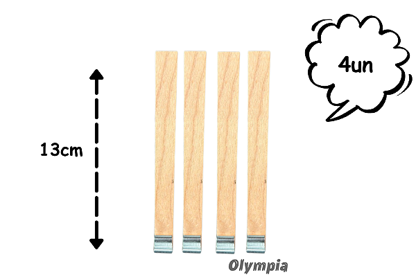 Pavio de madeira - 4un