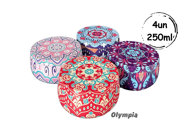 Kit 4 Latas Metalizadas 250ml