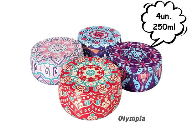 Kit 4 Latas Metalizadas 250ml