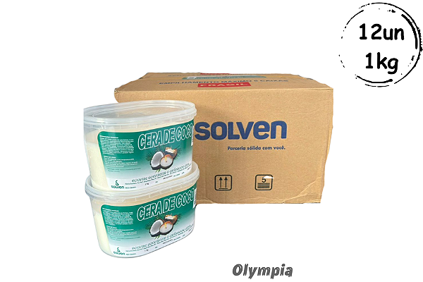 Cx Fechada Cera de Coco Solven 12kg