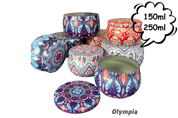 Kit 8 Latas Metalizadas 150 e 250ml