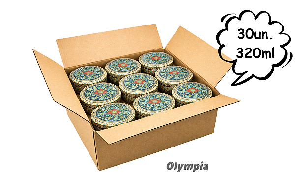 30 Latas Luz do Oriente Olympia 320ml