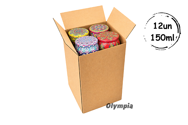 Coleção 12 Latas Metalizadas 150ml