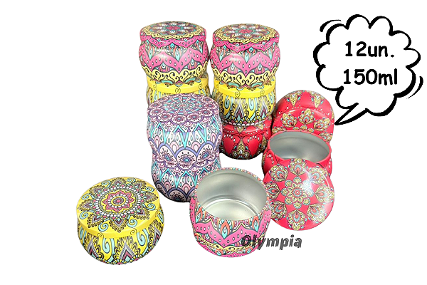 Coleção 12 Latas Metalizadas 150ml